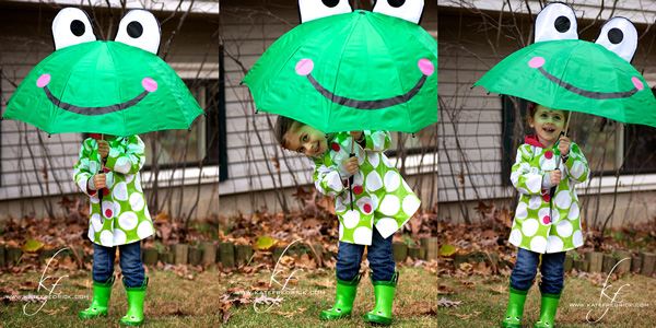 Mount Pleasant Wisconsin Kid Photographer Rain Gear