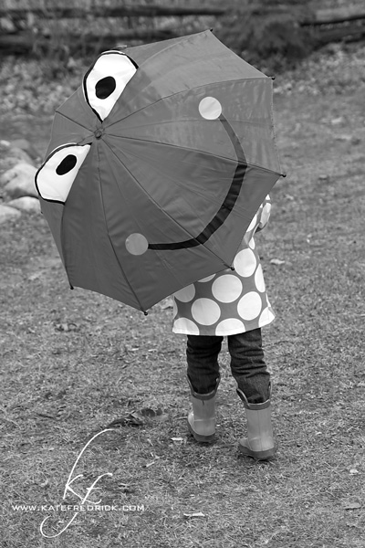 Racine Wisconsin Child Photographer Rain